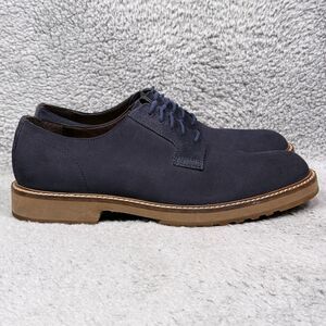 Joseph Abboud Mays Mens Size 9.5 Low Top Oxford Shoes Navy Blue Comfort